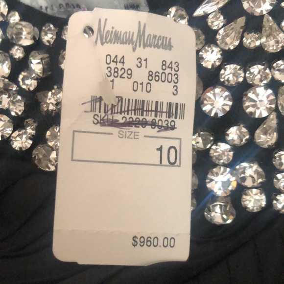 NWT Teri Jon 100% silk gown - Picture 7 of 11